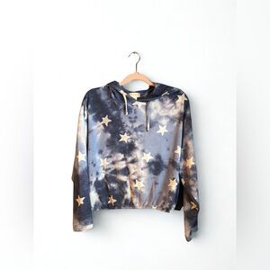 Altar'd State Blue and Cream Star Lounge Set